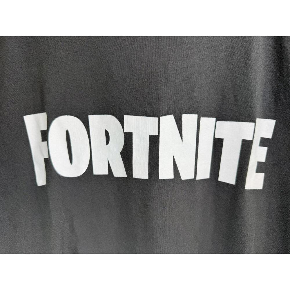 Fortnite Shirt Youth 2XL 18 Charcoal Gray Loot Llama Graphic‎ Video Game Tee - Picture 4 of 7